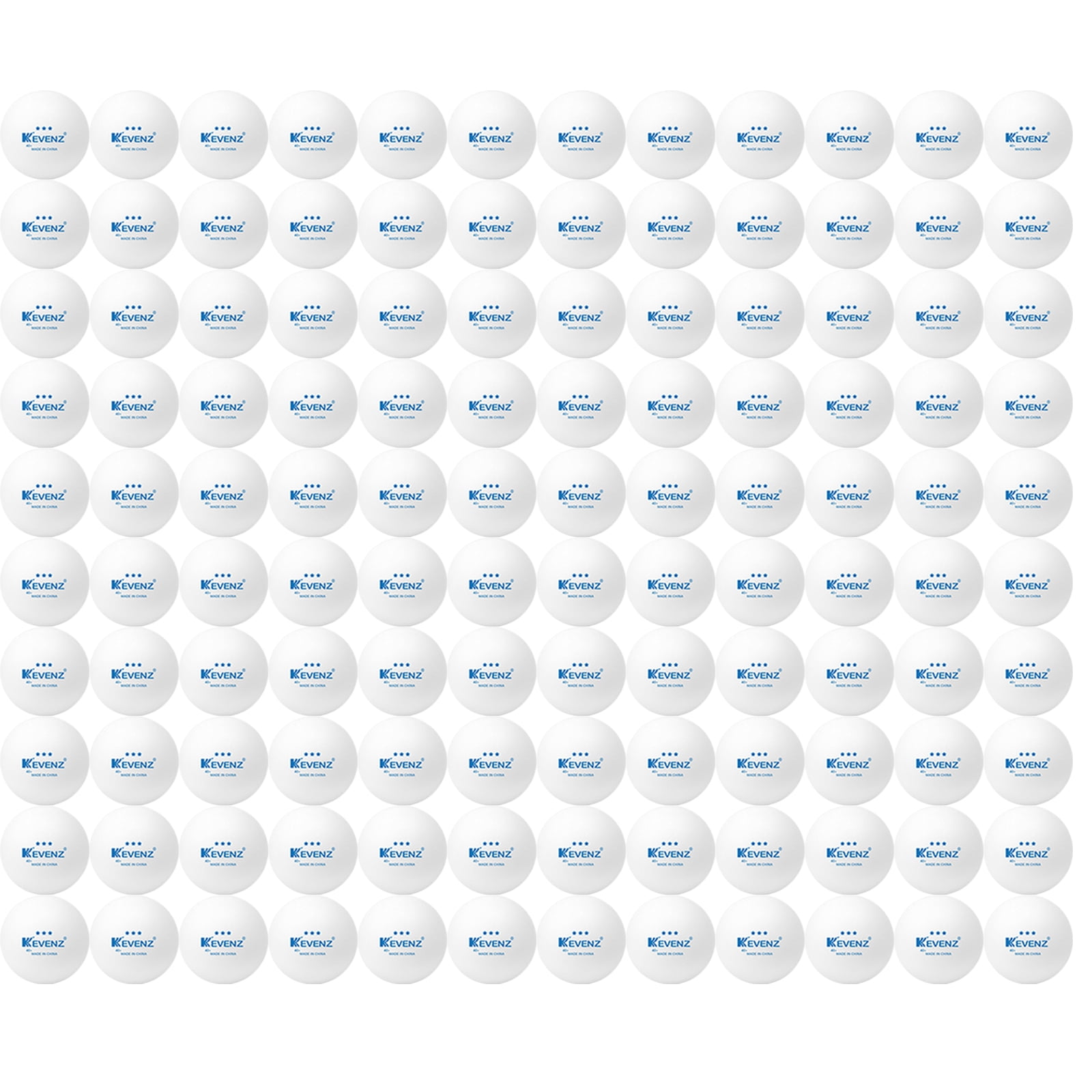 KEVENZ 120Pack 3 Star Ping Pong Balls,Advanced Table Tennis Ball,Bulk Outdoor Ping Pong Balls