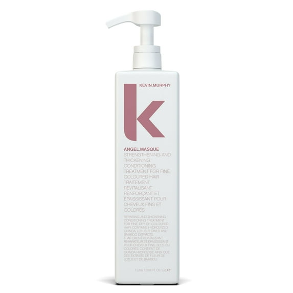 KEVIN.MURPHY ANGEL.MASQUE - Hair Masque for Damaged Hair - For Fine, Dry, Coloured Hair - Deep Conditioning Hair Treatment - With Lotus Flower & Bamboo Extract - Sulphate Free - 1 L / 33.8 fl oz