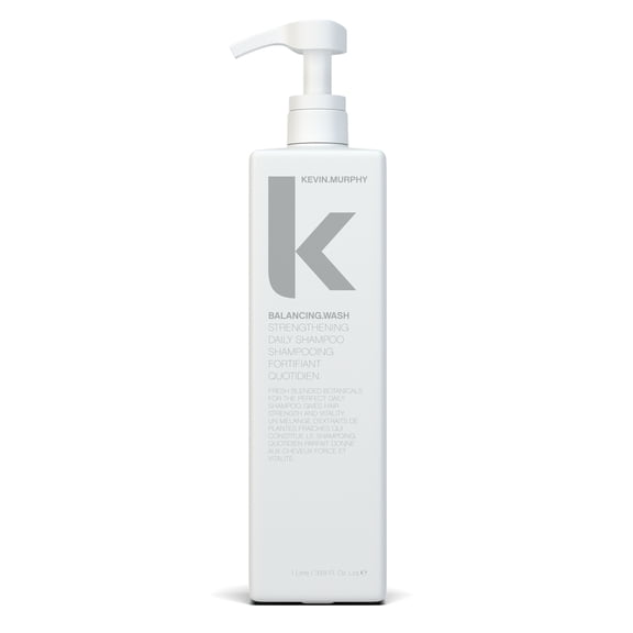 KEVIN.MURPHY BALANCING.WASH - Strengthening Daily Shampoo - For Normal & Oily Hair - Antioxidant Shampoo - Colour Safe Hair Care - Sulphate & Paraben Free - 1 L / 33.8 fl oz