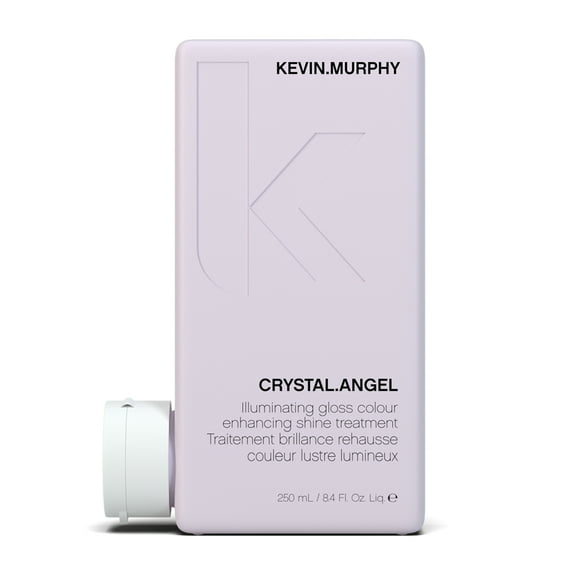 KEVIN.MURPHY CRYSTAL.ANGEL - Colour Shine Hair Treatment - For Colour Gloss - For Coloured or Natural Hair - For Blonde & White Tones - Hair Repair & Shine - 250 mL / 8.4 fl oz