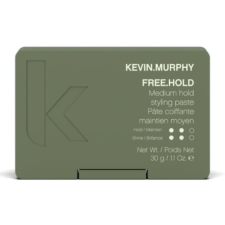 KEVIN.MURPHY FREE.HOLD - Hair Styling Paste - For All Hair Types - Medium Hold - Hair Breakage Prevention - Hair Styling Product - Paraben Free Hair Care - 30 g / 1.1 oz