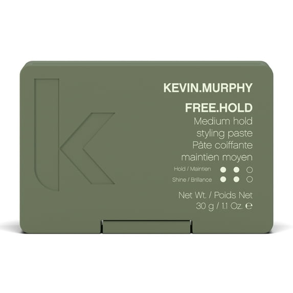 KEVIN.MURPHY FREE.HOLD - Hair Styling Paste - For All Hair Types - Medium Hold - Hair Breakage Prevention - Hair Styling Product - Paraben Free Hair Care - 30 g / 1.1 oz