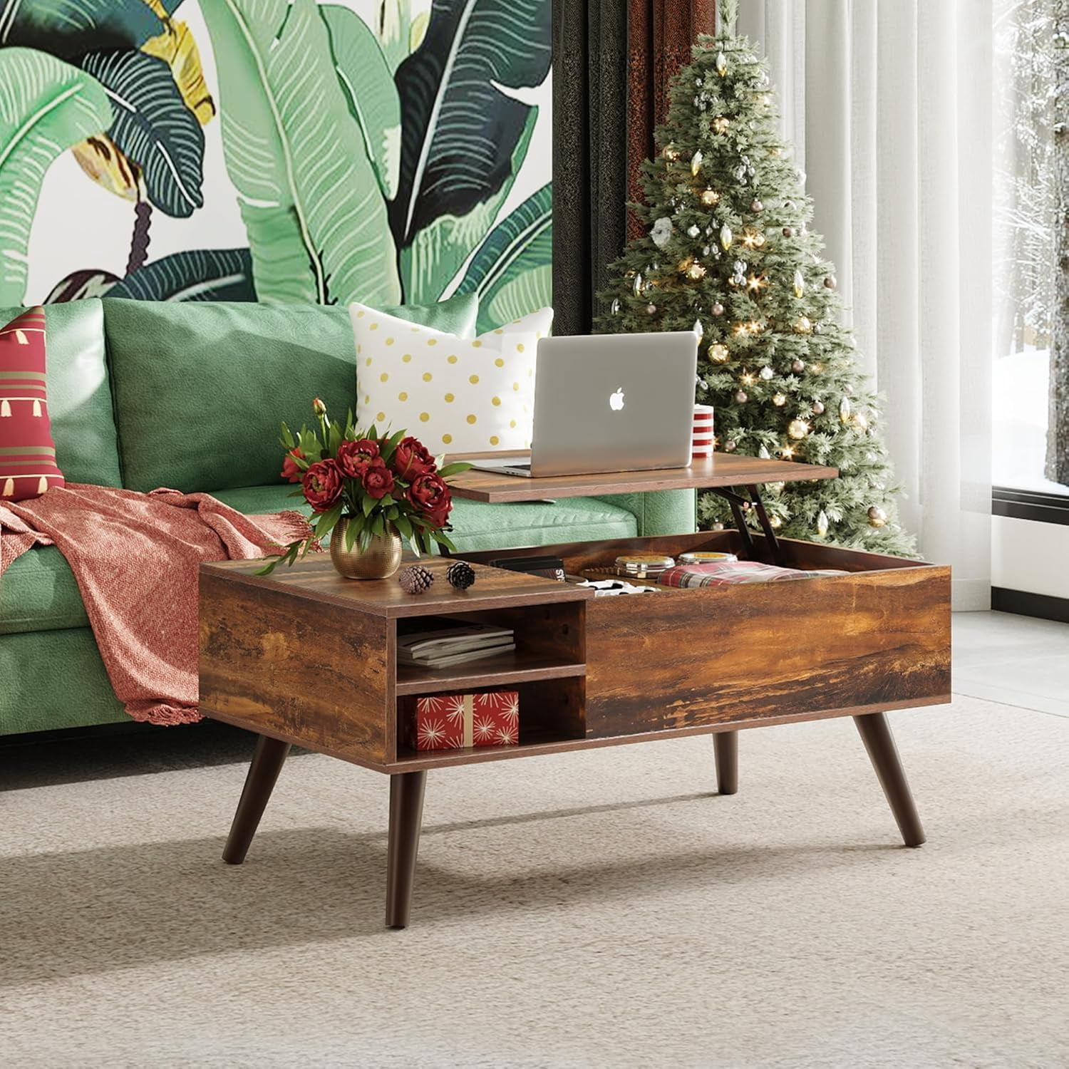 KEVINSPACE Lift Top Coffee Table Coffee Tables for Living Room ...