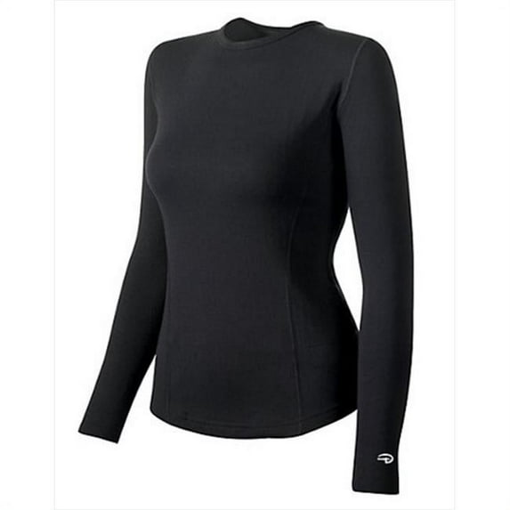 KEW3 Duofold Varitherm Performance Womens Thermal Long-Sleeve Shirt Size Medium, Black