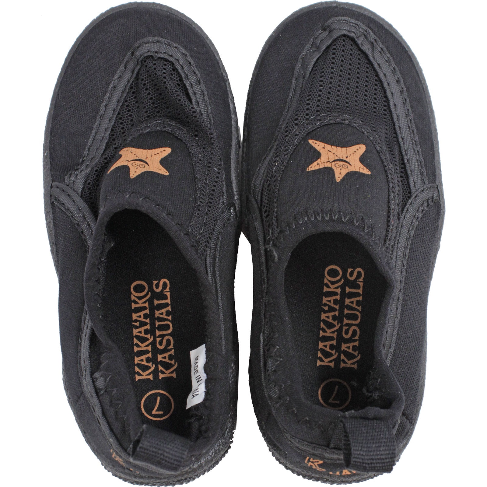 Kakaako Kasuals Unisex Reef Walker US Infant Size 10, Black