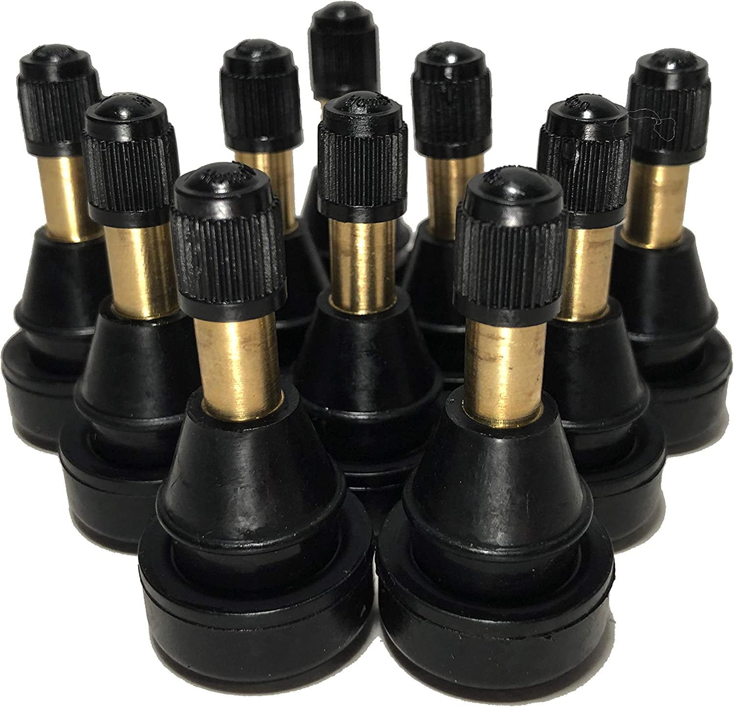 KEX Pack of 10 TR801HP Tubeless Tire High Pressure Valve Stems for .625