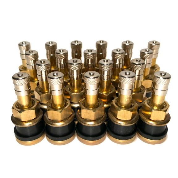 KEX Twenty TR501 Straight Brass Clamp in Tubeless 1.5 inch Truck or Bus Valve Stems