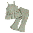 thumbnail image 1 of KEXE 4T Girls Clothes Girls Summer Sets Toddler Girl Outfits Baby Girl Summer Clothes Sleeveless Tops And Shorts Clothing Sets, 1 of 9