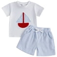 thumbnail image 1 of KEXE Baby Boy Sets 4T Clothes For Boys Toddler Boy Summer Short Sleeve T-Shirt And Short Set, 1 of 6