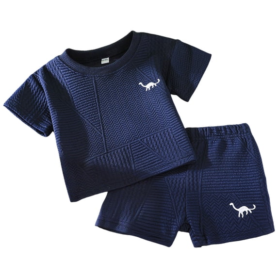 KEXE Baby Boy Summer Clothes 18 Month Boy Clothes Toddler Boy Outfit Baby Boy Short Sleeve T Shirt And Shorts Set 2 Piece Spring Summer Clothes