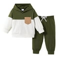thumbnail image 1 of KEXE Boy Clothes Size 8 2T Boys Clothes Fall/ Winter Toddler Boy Clothes Shirt - 2 Piece Outfit Toddler Sweatpants Set, 1 of 8