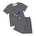 thumbnail image 1 of KEXE Boys Summer Outfits Toddler Boy Outfits 4T Baby Boy Clothes Toddler Summer Outfit Short Sleeve T-Shirt Tee Tops Joggers Casual Shorts Clothing Set, 1 of 5
