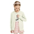 thumbnail image 1 of KEXE Girl Sweaters Girls' Cardigans Girls Cardigan Sweaters School Uniform Sweater V Neck Button Front Outerwear Beige 9-10 Years, 1 of 8