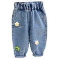 thumbnail image 1 of KEXE Girls Baggy Jeans Girls Leggings Size 14-16 Girls Jeans Pants Wide Leg/Skinny Denim Pant High Waist Elastic Band Casual With Pockets Kids, 1 of 5