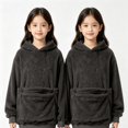 thumbnail image 1 of KEXE Girls Fleece Pullover Hoodie Loose Fit Long Sleeve Sweatshirt with Pocket Casual Warm Hooded Top, 1 of 6