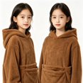 thumbnail image 1 of KEXE Girls Fleece Pullover Hoodie Loose Fit Long Sleeve Sweatshirt with Pocket Casual Warm Hooded Top, 1 of 6
