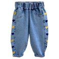 thumbnail image 1 of KEXE Jeans For Teen Girls Girls Jeans Size 10 Jeans For Girls Baggy Wide Leg Cute High Elastic Waisted Denim Pants Y2K Boyfriend Skater Streetwear, 1 of 6