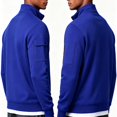 thumbnail image 1 of KEXE Mens Quarter Zip Pullover Knit Mock Neck Sweatshirt Casual, 1 of 4