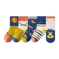 thumbnail image 1 of KEXE Socks For Toddler Boys Toddler Kids Dinosaur Print Crew Socks Non Slip Anti Skid Cotton Socks for Boys Girls（3-5 Years）, 1 of 2