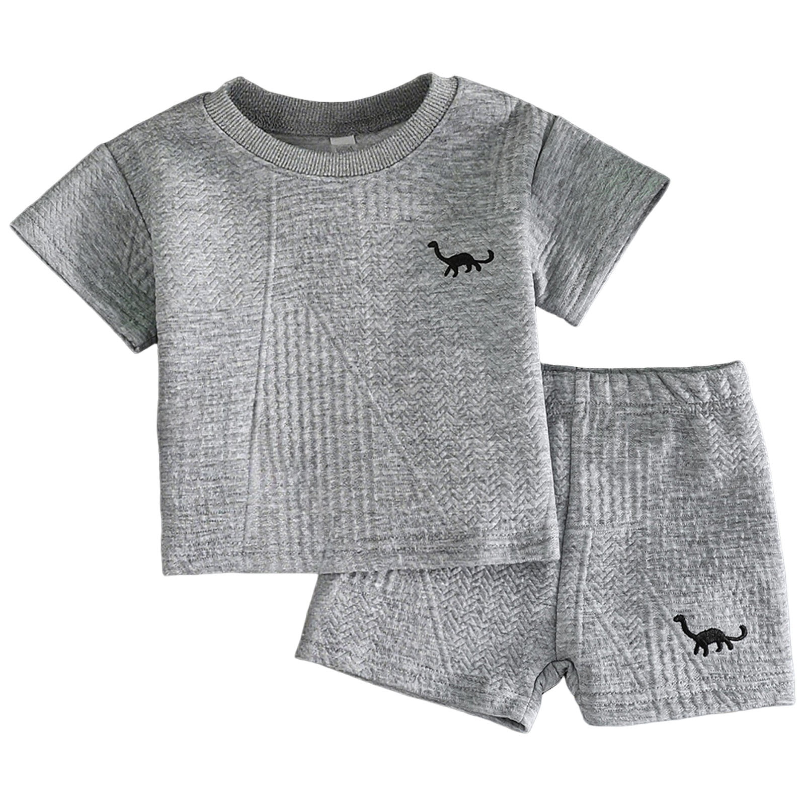 KEXE Summer Baby Boy Clothes 1 Year Old Boy Clothes Toddler Baby Boys Clothes Set Short Sleeve T-Shirt And Shorts Summer Outfit