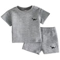 thumbnail image 1 of KEXE Summer Baby Boy Clothes 1 Year Old Boy Clothes Toddler Baby Boys Clothes Set Short Sleeve T-Shirt And Shorts Summer Outfit, 1 of 7