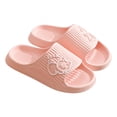thumbnail image 1 of KEXE Summer Slippers For Women Women's Cat Design Open Toe Slippers Non Slip Thick Cushioned Sole Summer Daily Slides（size:40，Pink）, 1 of 8