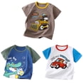 thumbnail image 1 of KEXE Toddler Boy T Shirts 3T Boys Shirts Boys Shirts Short Sleeve Shirts For Boys Toddler Tees Clothes Summer Tops, 1 of 5