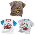 thumbnail image 1 of KEXE Toddler Boy T Shirts Toddler Boy Shirts 4T Boys Shirts Short Sleeve Shirts For Boys Toddler Tees Clothes Summer Tops, 1 of 5