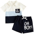 thumbnail image 1 of KEXE Toddler Clothes For Boys 12-18 Month Boy Clothes Toddler Baby Boy Summer Clothes T Shirt Elastic Waist Shorts Set 2 Piece Outfit, 1 of 6