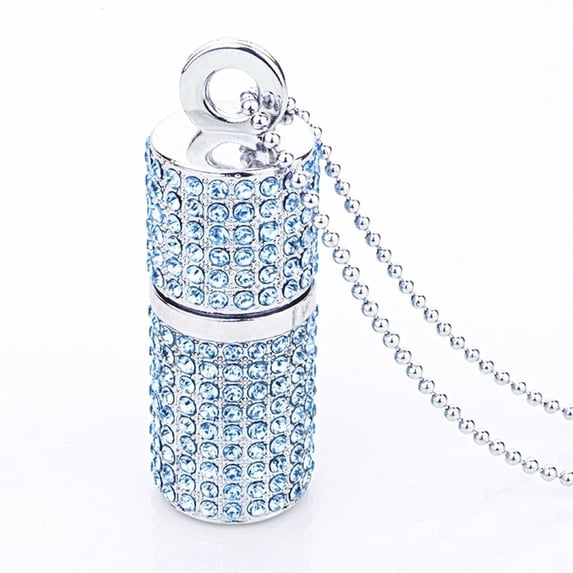 KEXIN 64GB USB Flash Drive USB 2.0, Crystal Bling Rhinestone USB Memory Stick, Blue