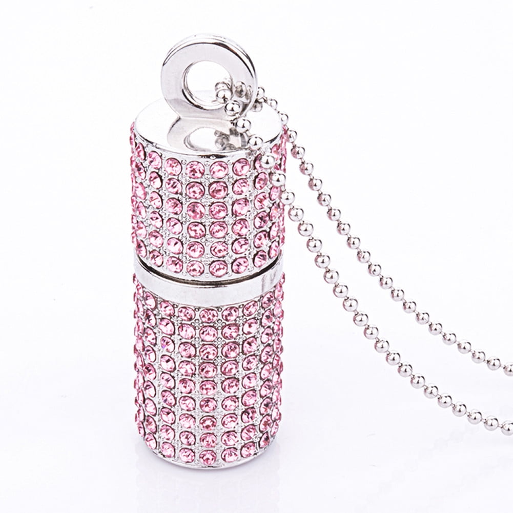 KEXIN 64GB USB Flash Drive 2.0, Crystal Bling Rhinestone Memory Stick, 1.8" x 0.7" Thumb Drive, Pink