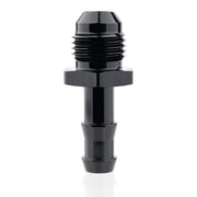 KEXWAN 6AN Male Flare to 5/16 Hose Barb Straight Adapter,Aluminum Straight Swivel Push On Barb Fuel Line FittingBlack Anodized