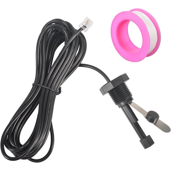 KEXWAN GLX-FLO-RP Pool Flow Switch Assembly, 15FT Cable Flow Sensor Replacement for Hayward Goldline Aqua Rite Salt Chlorine Generators, Waterproof Water Flow Monitor