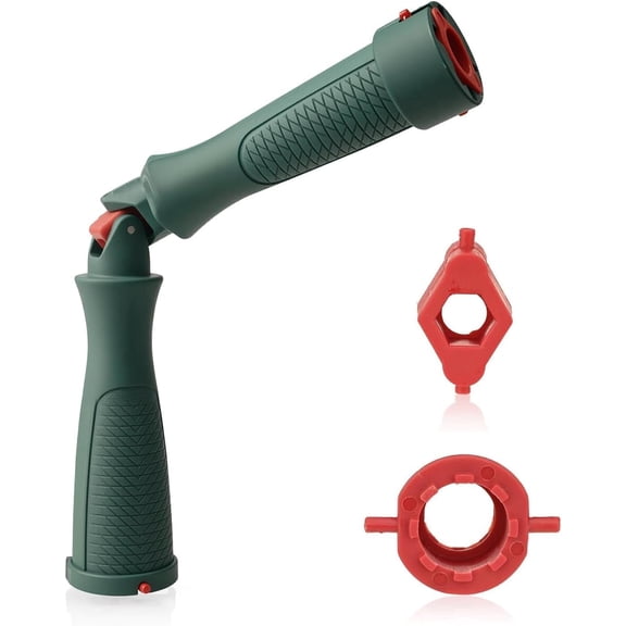 KEXWAN Toilet Seat Wrench Tool, Universal Rotation Installation & Repair Kit with Adapter, 10/13/17mm High-Strength PAG6+GF30 Plastic, Bathroom Maintenance Hand Tool (Green)