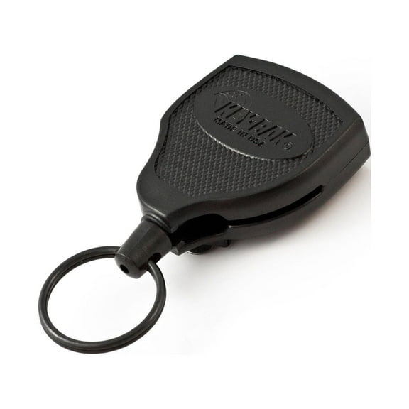 KEY-BAK Locking Polycarbonate Black Retractable Keychain-Super Duty (36" / 13 oz.)