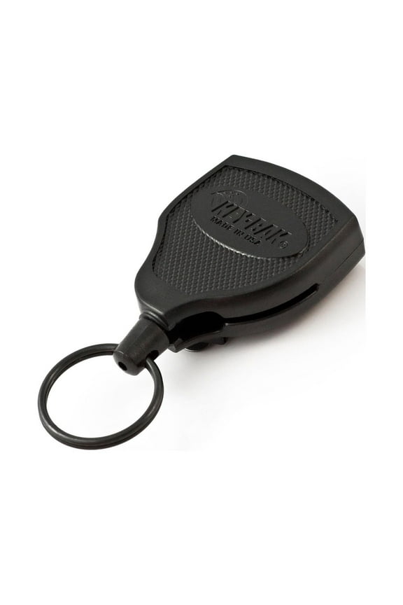 Locking Polycarbonate Black Retractable Keychain-Super Duty (36" / 13 oz.)