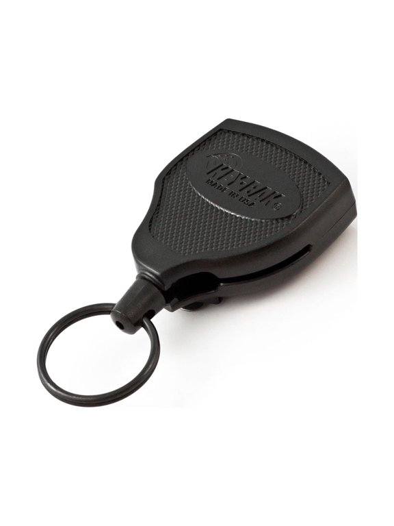 Locking Polycarbonate Black Retractable Keychain-Super Duty (36" / 13 oz.)