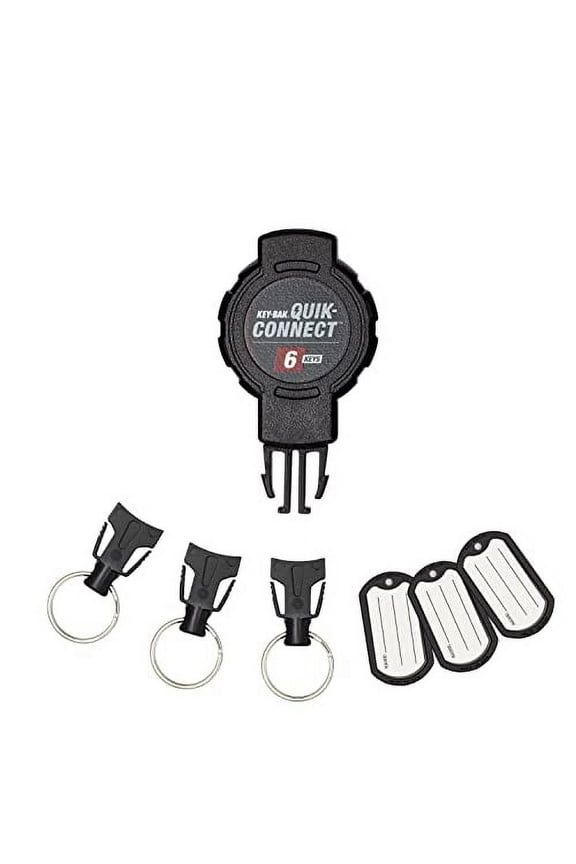 Polycarbonate Retractable Keychain with Belt Clip-Upto 6 Keys Capacity(Standard)