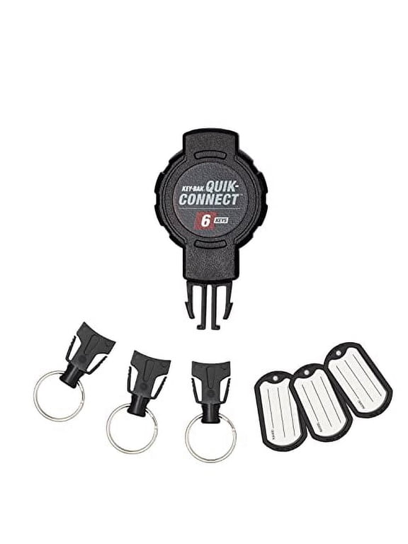 Polycarbonate Retractable Keychain with Belt Clip-Upto 6 Keys Capacity(Standard)