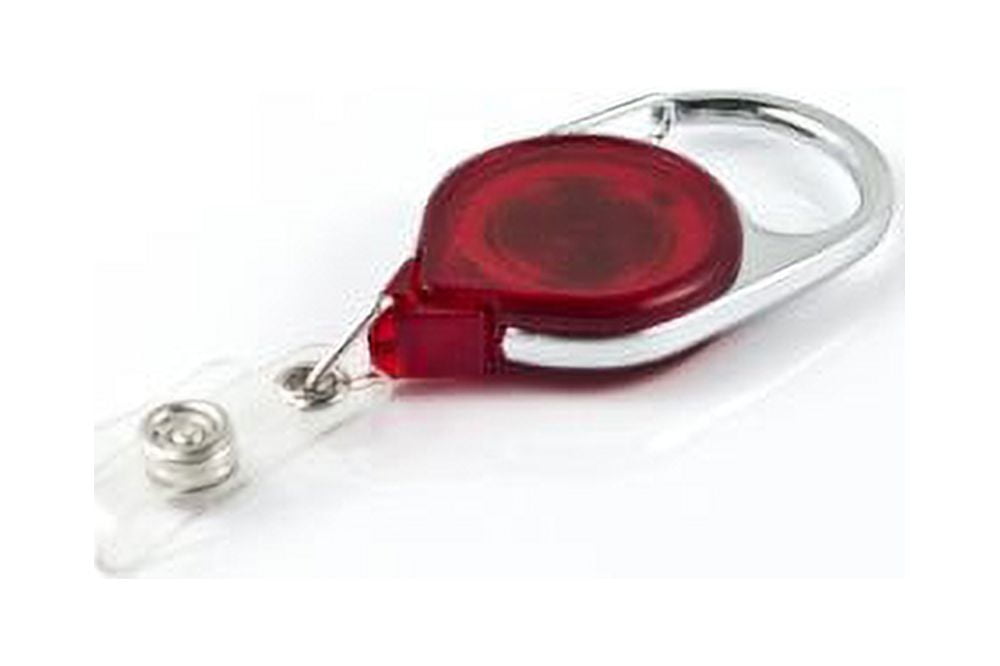 KEYBAK RETRACTABADGE Carabiner 5Pack TwistFree Retractable Badge Holder with 36" Cord and