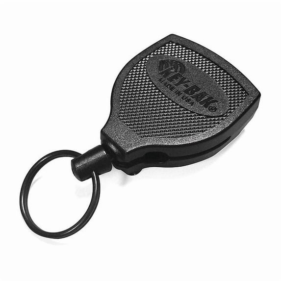 KEY-BAK SUPER48 PLUS HD 8oz. Ambidextrous Retractable Keychain with a 48" Retractable and Locking Steel Belt Clip