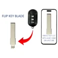 thumbnail image 1 of KEY CUT + 2012 - 2022 Fiat 500 Dodge Ram Promaster Remote Flip Key Blade GTFT03, 1 of 7