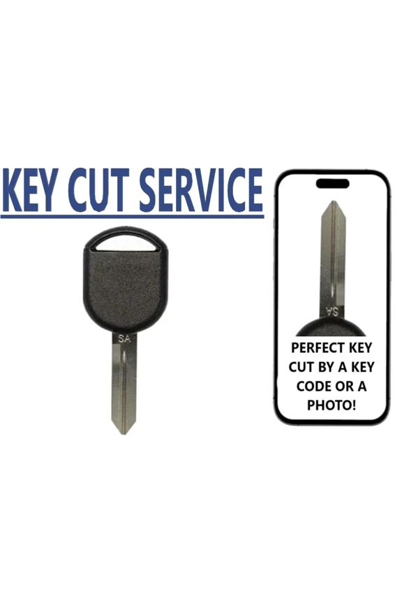 KEY CUT + H92 / H84 Transponder Key 4D63 80 Bit Chip SA for 2010 - 2017 Ford