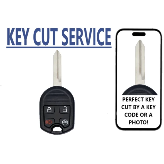 KEY CUT + Remote Key W Remote Start for Ford 2006-2020 PN: 164-R8067, CWTWB1U793
