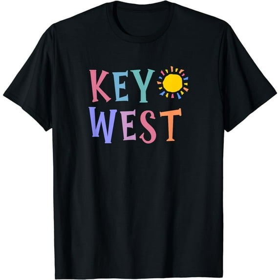 KEY WEST colorful design for men women T-Shirt