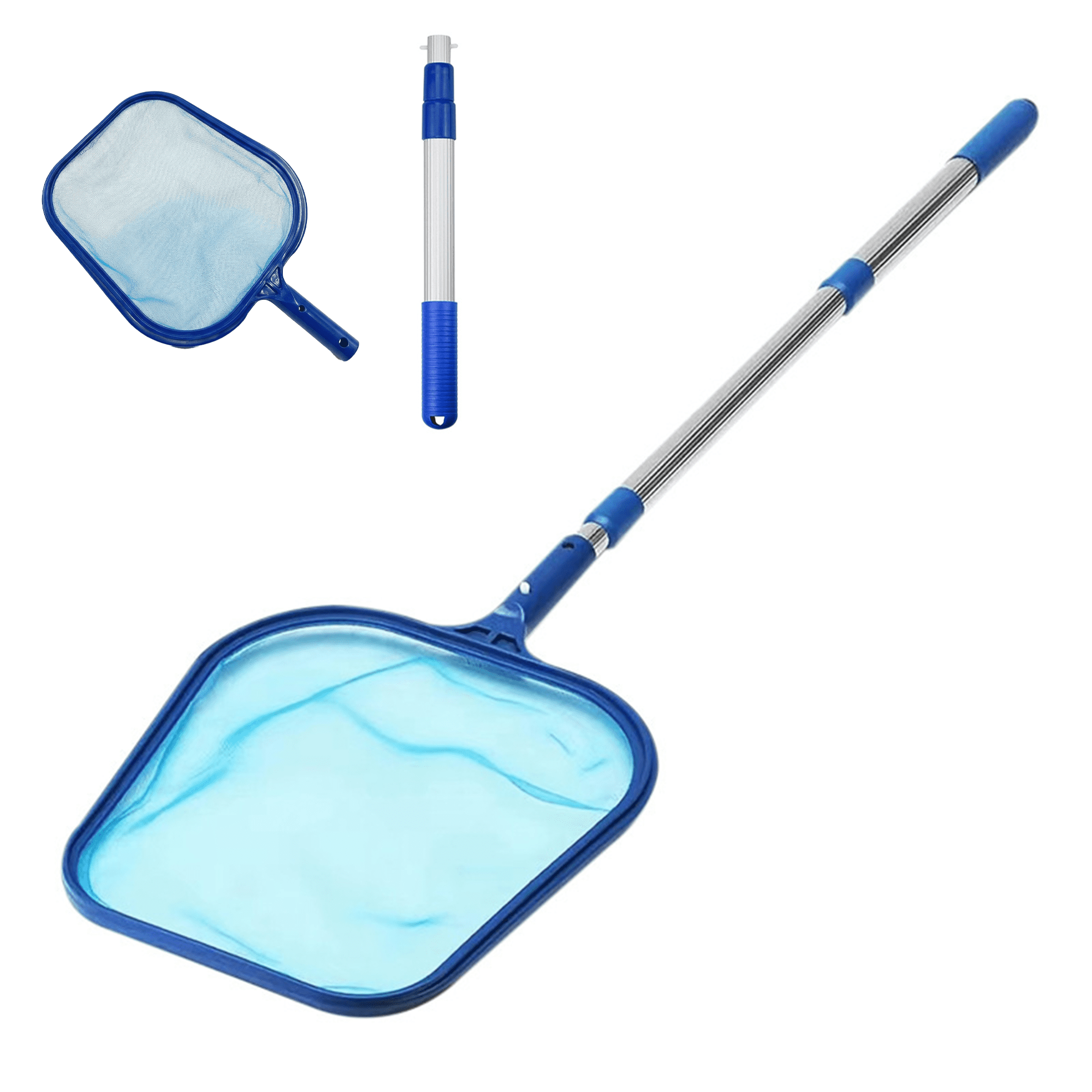 Long Handle Pool Net KEYAHAPPY Pool Net, Pool Skimmer Net with Fine Mesh, Adjustable 16-41 ...