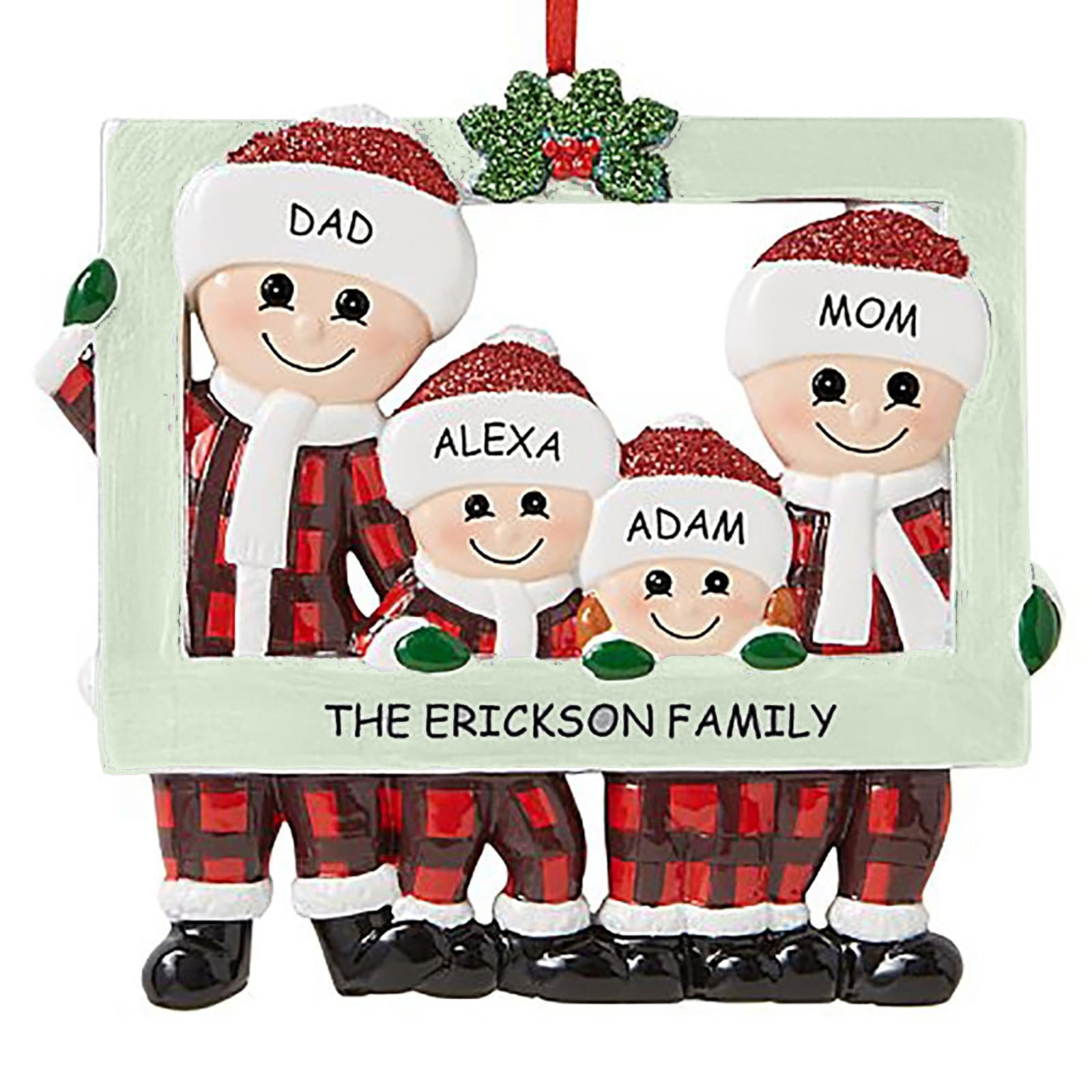 KEYBANG Christmas Savings! Personalised Family Photo Frame Christmas