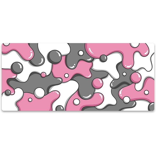 KEYBOARDS XXL Extended Gaming Mouse Pad - Artisan Design Thick Gaming Desk Mat - Large Mouse Pad for Desk (Quartz )