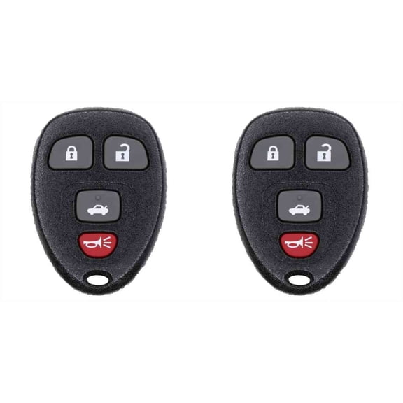 KEYS4LESS Car Key Fob Keyless Entry Remote for 2010 Chevrolet HHR FCC KOBGT04A Part Number 15114376 - 2 Pack