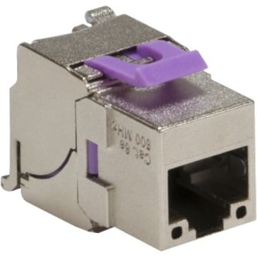 KEYSTONE JACK, CAT6A, SHIELDED, TOOL-LESS. BAG